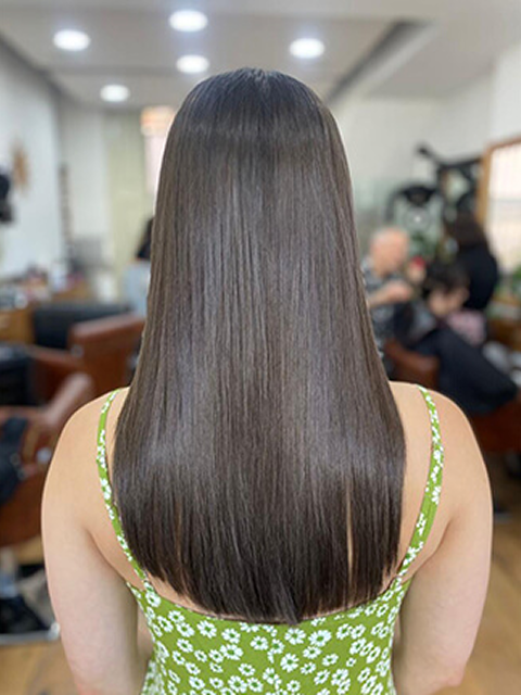 Organic smoothing treatment result by Hair Organics Notting Hill