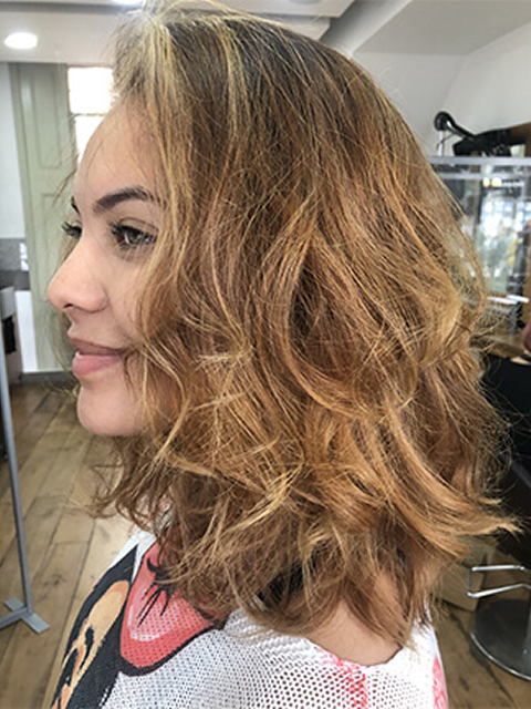 Natural hair colour by Hair Organics Notting Hill