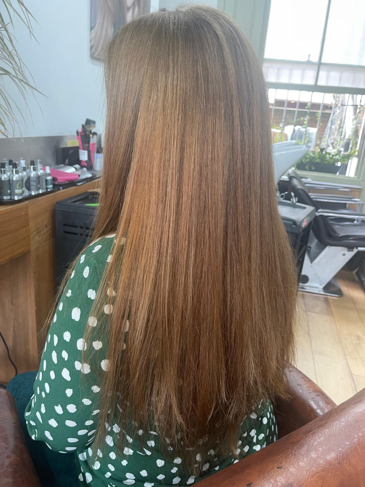 Natural hair colour by Hair Organics Notting Hill